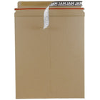Jam Paper - Enveloppes recyclées pour photos en papier kraft avec bande adhésive, 11 x 13 1/2 po, brun-Taille : 11 x 13 1/2 po