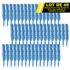 Gritt Commercial - Brosse flexible de 22 po avec manche en microfibre et chenille - Lot de 48-Les fibres en microfibre de qualité supérieure capturent davantage de poussière grâce à leur plus grande surface