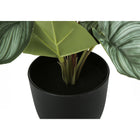 Monarch Specialties - Plante Artificielle - 13 po H - Épipremnum - Mis En Pot - Ensemble De 2 - Feuilles Vertes - Pots Noirs-Aucun assemblage nécessaire: Dimensions du produit: 12 po L x 12 po l x 12,5 po H