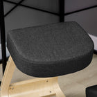 HOMCOM Ergonomic Wood Kneeling Chair with Thick Pads for Improved Posture - Black-Thick seat and kneel cushion for comfort