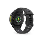 Garmin - Forerunner 970, titane DLC gris carbone avec boîtier noir et bracelet en pierre blanche noire/translucide-BATTERIE POUR DES JOURS - Jusqu'à 15 jours d'autonomie en mode montre connectée et jusqu'à 26 heures en mode GPS pour une image plus complète de votre entraînement et de votre récupération.