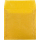 JAM Paper - Enveloppes d'invitation carrées en vélin translucide - 8,5 po x 8,5 po - Or - 25/paquet (PACV597)-Quantité : 25 enveloppes par paquet