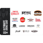 The Ultimate Dining $50 Gift Card-Air Miles cannot be collected on Gift Card purchases