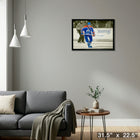 Wayne Gretzky Edmonton Oilers Skating with Quote - Framed Canvas - 31" x 22"-Ready to hang - arrives fully assembled