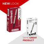 uni-ball Deluxe Rollerball Pens - 0.7mm - Black - 12 Pack-Quick-drying roller pens produce neat and precise strokes for intricate writing, allowing you to write effortlessly without smudges or smears