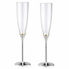 Splash 2 Piece Toasting Flutes-Hand wash only