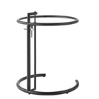 Modway Eileen Grey Metal Side Table - Black-Non-Marking Foot Caps