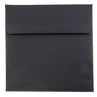 JAM Paper Square Invitation Envelopes - 5.5 x 5.5 - Black Linen - 25 Pack-Perfect for Greeting Cards, Invitations, Weddings or any announcement