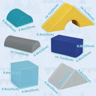 Soozier Toddler Soft Play Blocks 11-Piece Set - Light Colours-Covers of the soft play set are built to be cleaned with a disinfectant wipe 