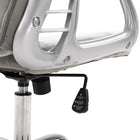Vinsetto Adjustable Home Office Chair with Button Tufted Backrest-Super comfort and upholstery padded backrest and seat