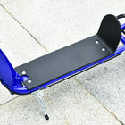 Aosom Kids Scooter with Adjustable Handlebar, Front and Rear Dual Brakes - Blue-Adjustable handlebar makes it usable for kids of many ages 