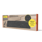 Intekview Wired Normalized Keyboard - French Canadian-Compact design: Saves desk space without sacrificing comfort.