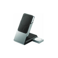 ALOGIC - Station de charge magnétique universelle 3-en-1 Matrix avec chargeur pour Apple Watch - Noir-Design élégant et peu encombrant