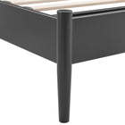 Modway Adair Spindle Metal King Platform Bed - Charcoal-Weight Capacity: 800 lb