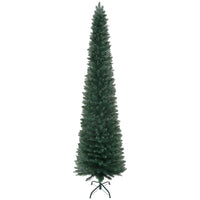 HOMCOM 7' Pencil Artificial Christmas Tree - Green-Artificial Christmas tree in a realistic tree-style 