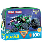 Eurographics Monster Jam Lunch Bag Grave Digger Puzzle - 100 Pieces Set-Recycled board