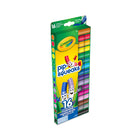Crayola Pip-Squeaks Markers, 16 Count-Pip-Squeaks markers are made specifically for kids, so they're non-toxic and fun to use. Parents will love the fact that the colours wash off skin and can be easily cleaned from most kids' clothing fabrics