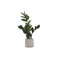 Monarch Specialties - Plante Artificielle - 20 po H - Zz - Mis En Pot - Touche Réelle - Feuilles Vertes - Pot De Ciment Gris-Une plante artificielle ZZ d'intérieur de 20 po de haut dans un pot de ciment gris de 5 po ajoute une explosion vivifiante de verdure à votre maison ou bureau