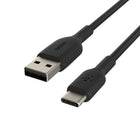 Belkin USB-A to USB-C Cable - 1 m - Black -USB-IF CERTIFICATION: SuperSpeed USB Compliance means that this cable has been certified by USB-IF to meet all electrical, mechanical, and environmental standards, ensuring a superior user experience.