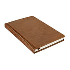 TRU RED Lined Hard Cover Journal - 5.5 x 8 - Cognac-Acid Free Paper
