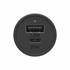 Otterbox Dual Fast Car Charger USB-C and USB-A - Black-Rigorous drop and vibration testing for safe charging, and wrapped in a tough exterior