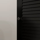 HOMCOM Tall Bathroom Cabinet with Shelves and Doors - Black-Anti-tipping design for safety and stability