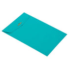JAM Paper 6 x 9 Open End Clasp Catalogue Coloured Envelopes, Sea Blue Recycled, 25 Pack-25/Pack