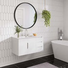 Modway Vitality 36" Bathroom Vanity - White-MDF and Particleboard Construction