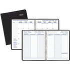 Staples 2026 Weekly/Monthly Planner - 8-3/4" H x 6-7/8" W - Black - Bilingual-Personal information page includes section for General, Emergency and Medical, and dates to remember page