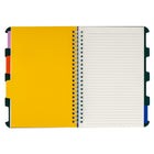 General Supply Goods + Co Divider Notebook - 4 Tab-Double coil binding allows pages to lay flat