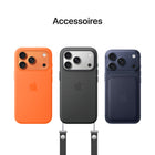 Apple - iPhone 17 Pro Max - 256 Go - Orange cosmique - Débloqué-FONCTIONNALITÉS PAR SATELLITE - En l’absence de réseau cellulaire ou Wi-Fi, iPhone peut se connecter à un satellite pour vous permettre d’envoyer et recevoir des textos ou des Tapback. Et en cas d’accident de voiture grave, il peut contacter les secours si vous n’êtes pas en mesure de le faire