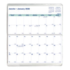 Blueline - 2026 Agenda mensuel de poche de 2 ans - 6 1/2po x 3 1/2 po - Designs assortis - Bilingue-Un mois sur chaque page double avec un bloc par jour