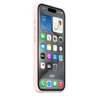 Apple Silicone Case with MagSafe for iPhone 15 Pro - Light Pink-On the inside, there’s a soft microfibre lining for even more protection