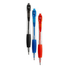 Baseline Ballpoint Pens – 1.0mm – Assorted Colours – 50 Pack-Soft grip for added comfort