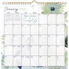 DateWorks 2026 16-Month Spiral Wall Calendar - 12" x 12" - Whisper Song - English-January 2026 - December 2026