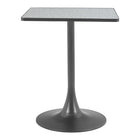 Zuo Spot Bistro Table - Grey/Black-3 year limited warranty