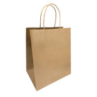 Reliabag Paper Bags - Twist Handles - 10" W x 7" D x 12" H - Kraft - 250 Pack-Made by the premium kraft paper with the re-enforced flat bottom
