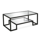 Hudson&Canal - Table basse rectangulaire Athena 45" L - Bronze noirci-Un design glamour pour votre salon, votre bureau et plus encore