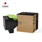 Ecotone 80C1SK0 Lexmark  Remanufactured Toner Cartridge - Standard Yield - Black-Color : Black 