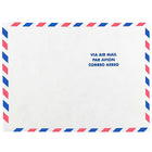 JAM Paper Tyvek Envelopes, 9 x 12 Open End, White Airmail, 250 Pack-Tyvek Airmail Design Envelopes
