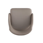 Manhattan Comfort - Lot de 2 chaises de salle à manger modernes Tremont 21,7 po en similicuir taupe-23,6 po L x 23 po l x 33,9 po H