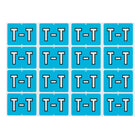 Pendaflex A-Z Light Blue End Tab Filing Labels - T - 240 Pack-Compatible with DataFile L8701 series labels