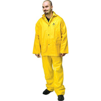 Zenith Safety Rz500 Flame Resistant Rain Suit, X-Large, Yellow - 2 Pack-Material Thickness - 0.35 mm