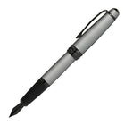A.T. Cross Bailey Fountain Pen - Medium Nib - Gray-Medium-point tip produces 0.45mm* line width for crisp, bold lines for excellent visibility. *Line width dependant on hand-pressure.