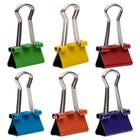 JAM Paper - Assortiment de pinces à baguette colourées - très petites - 3/5 po (15 mm) - couleurs arc-en-ciel assorties - 180 pinces/paquet-Taille : Très petite 0,6 po (15 mm) | Reprend facilement sa forme lors du retrait
