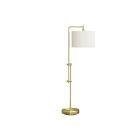 Monarch Specialties - Luminaire - 63 po H Lampadaire - Métal En Laiton - Abat-Jour Ivoire / Crème - Contemporain-Créez une ambiance accueillante avec cet élégant lampadaire en arc de 63 pouces de haut, doté d'une base en métal laiton et d'un élégant abat-jour en tissu ivoire
