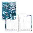 Blueline 2027 Weekly Planner Appointment Book with Twin-Wire Binding - 10-3/4" x 8-1/2" - Cherry Blossoms - Bilingual-12-Month: January 2027 to December 2027