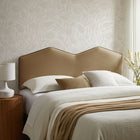 Modway Cosette Performance Velvet King Size Headboard - Taupe-Adjustable Height
