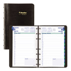 Blueline 2027 MiracleBind Appointment Book Daily Planner with Twin-Wire Binding - 8" x 5" - Black - Bilingual-12-Month: January 2027 to December 2027