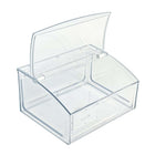 Azar Container - 7" H x 11.75" W x 9.75" D - Clear-Non stackable